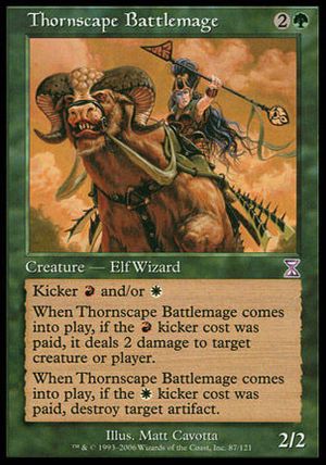 Thornscape Battlemage (Time Spiral)