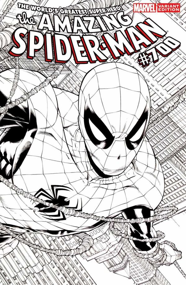 Amazing Spider-Man #700 (Quesada Sketch Cover)