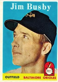 Jim Busby 1958 Topps #28 Sports Card