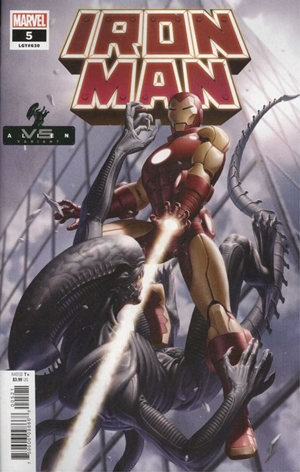 Iron Man #5 (Yoon Marvel Vs Alien Variant)