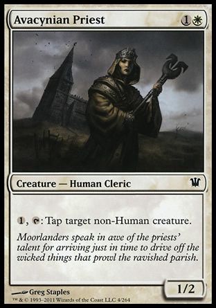 Avacynian Priest (Innistrad) Trading Card