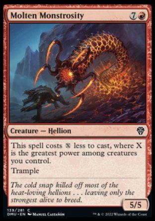 Molten Monstrosity (Dominaria United) Trading Card