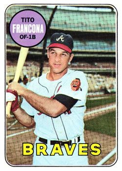Tito Francona 1969 Topps #398 Sports Card