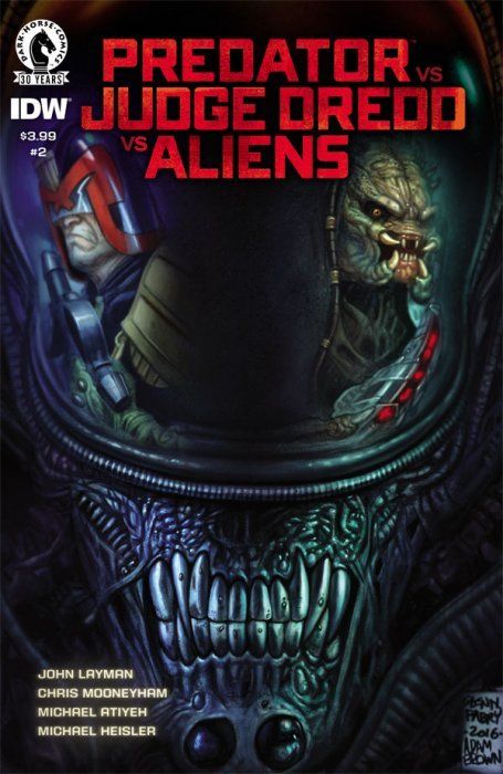 Predator vs. Judge Dredd vs. Aliens #2 Comic
