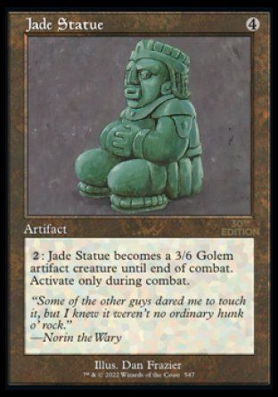 Jade Statue (Magic 30th Anniversary Edition - Old Frame) Trading Card