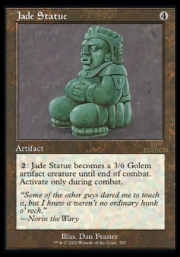 Jade Statue (Magic 30th Anniversary Edition - Old Frame)