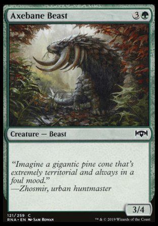 Axebane Beast (Ravnica Allegiance) Trading Card