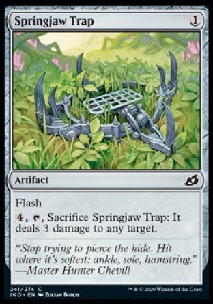 Springjaw Trap (Ikoria Lair of Behemoths) Trading Card