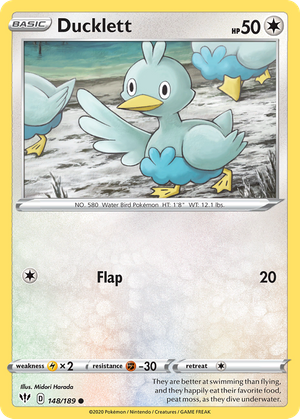 Ducklett (148/189) - Darkness Ablaze (Reverse Holo)