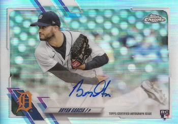 Bryan Garcia 2021 Topps Chrome Update - Autographs Baseball #CUSA-BG Sports Card