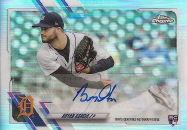 Bryan Garcia 2021 Topps Chrome Update - Autographs Baseball #CUSA-BG