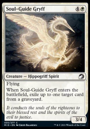 Soul-Guide Gryff (Innistrad: Midnight Hunt) Trading Card