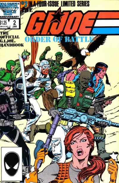 G.I Choice Joe Order Of Battle #1-4 1986-1987 Marvel Comics 