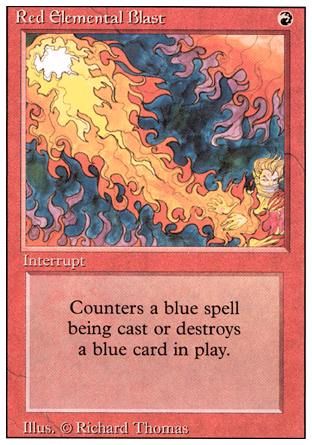 Red Elemental Blast (Revised Edition) Trading Card