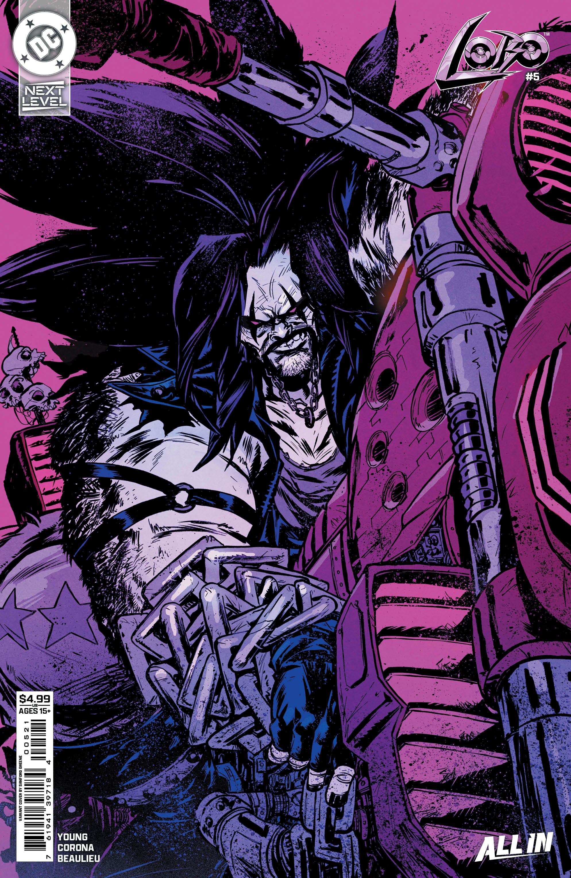Lobo #5 (Cvr B Sanford Greene Card Stock Variant) Comic