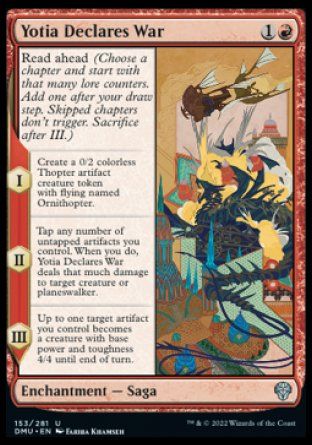 Yotia Declares War (Dominaria United) Trading Card