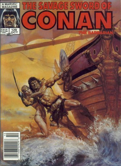 The Savage Sword of Conan #129 Comic