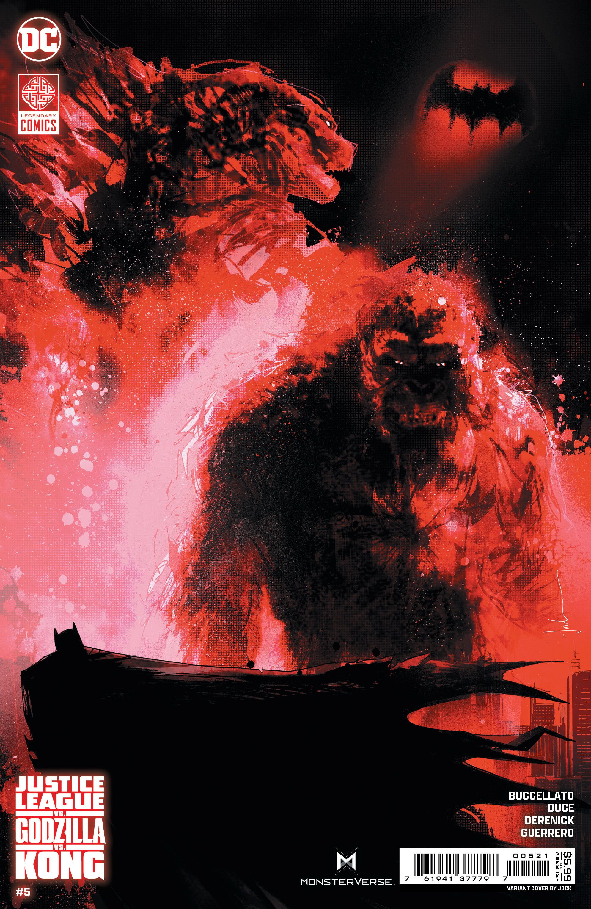 Justice League vs. Godzilla vs. Kong #5 (Cvr B Jock Card Stock Variant) Comic