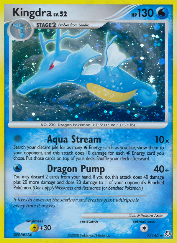 Kingdra (7/146) - Legends Awakened Pokémon Card