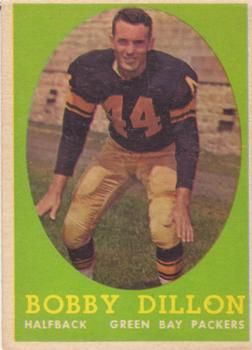Bobby Dillon 1958 Topps #32 Sports Card