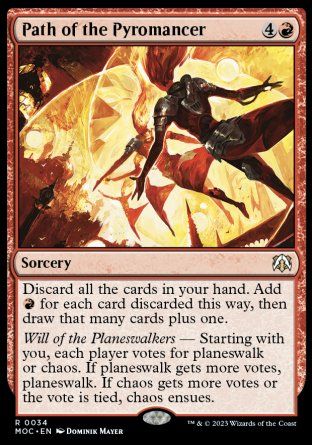 Path of the Pyromancer (March of the Machine Commander Decks) Trading Card