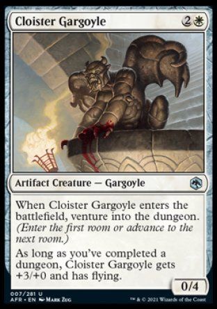 Cloister Gargoyle (Dungeons & Dragons: Adventures in the Forgotten Realms) Trading Card