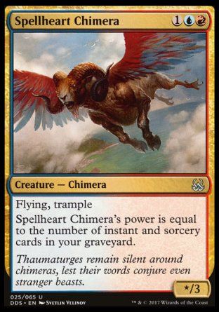 Spellheart Chimera (Mind vs. Might) Trading Card