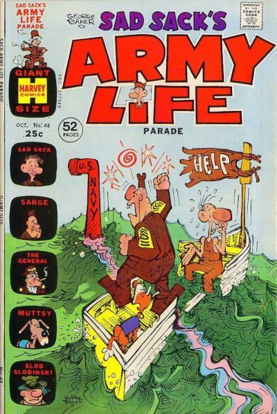 Sad Sack's Army Life Parade #48 Comic