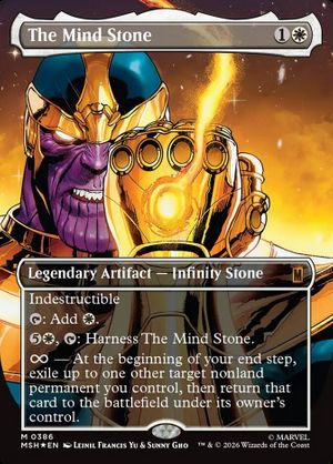 The Mind Stone (Marvel Super Heroes - Borderless Foil)