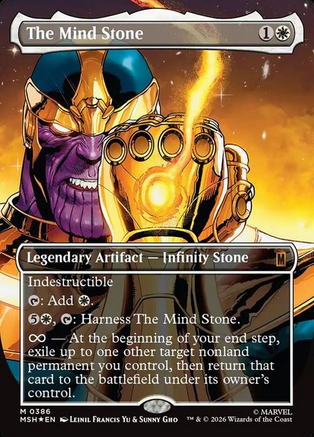 The Mind Stone (Marvel Super Heroes - Borderless Foil)