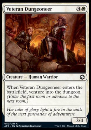 Veteran Dungeoneer (Dungeons & Dragons: Adventures in the Forgotten Realms) Trading Card