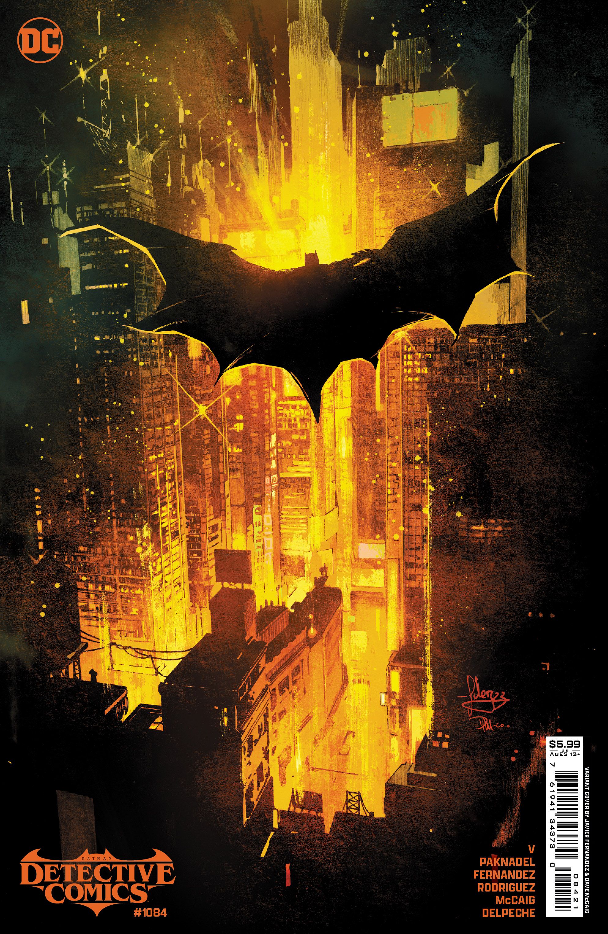 Detective Comics #1084 (Cvr B Javier Fernandez Card Stock Variant) Comic