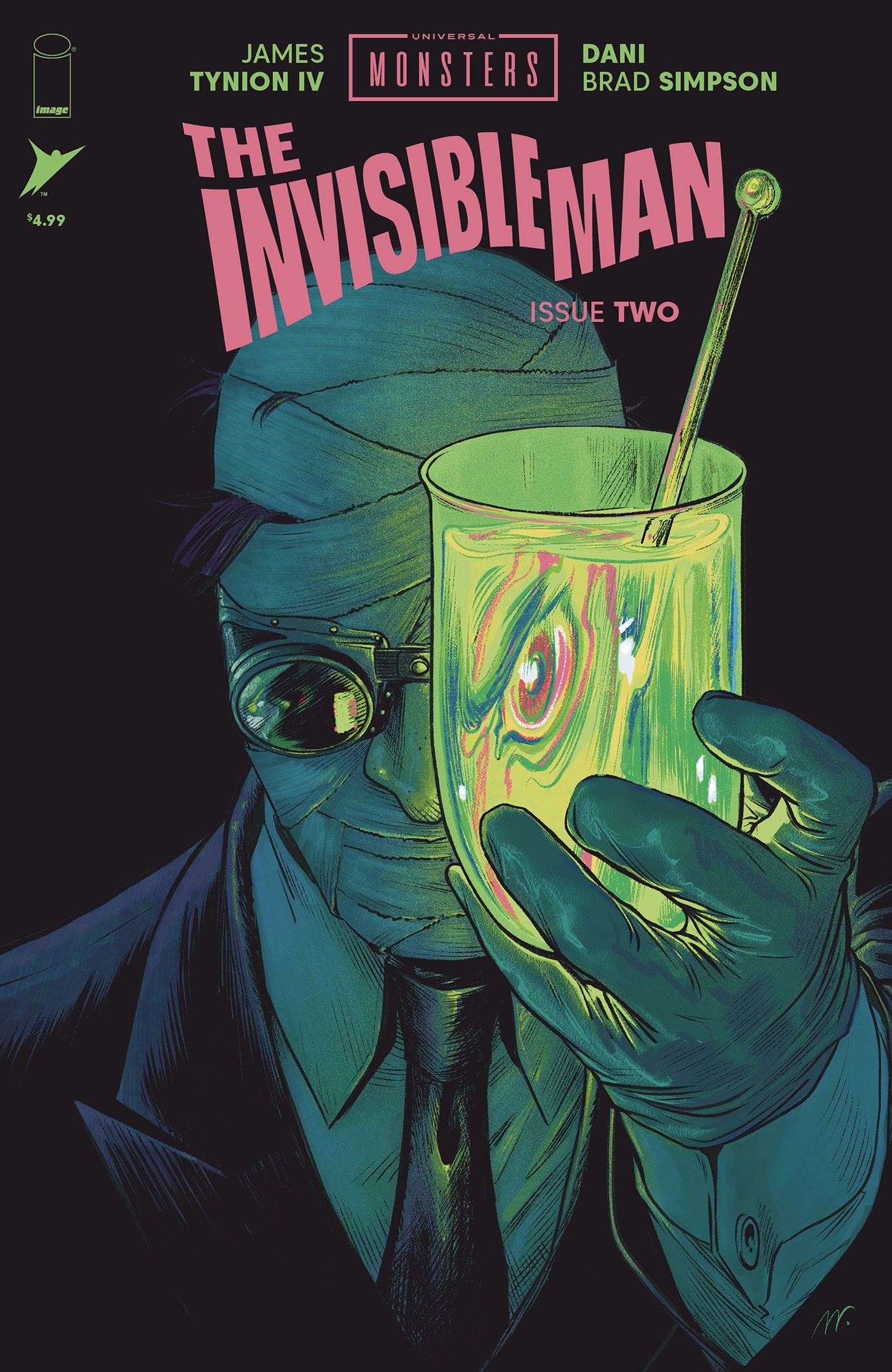 Universal Monsters: The Invisible Man #2 (Cvr E Inc 1:50 Matthew Roberts Variant) Comic