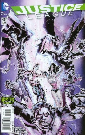 Justice League #45 (Monsters Variant Cover)