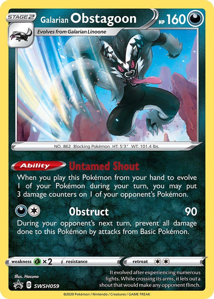 Linoone Pokémon Card