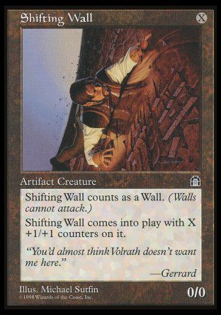 Shifting Wall (Stronghold) Trading Card