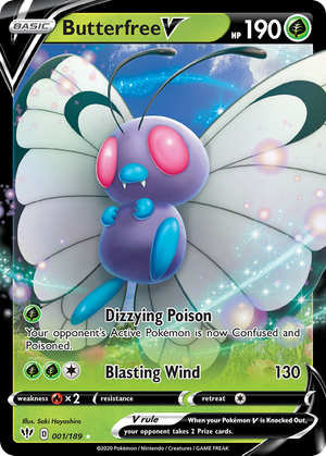 Butterfree V (1/189) - Darkness Ablaze