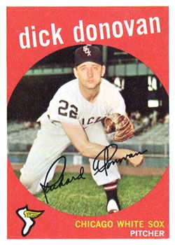 Dick Donovan 1959 Topps #5 Sports Card