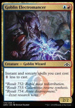 Goblin Electromancer (Guilds of Ravnica) Trading Card