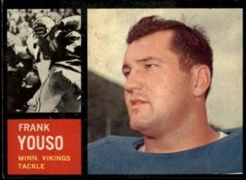Frank Youso 1962 Topps #96 Sports Card