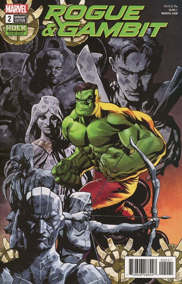 Rogue & Gambit #2 (Hulk Variant Leg)