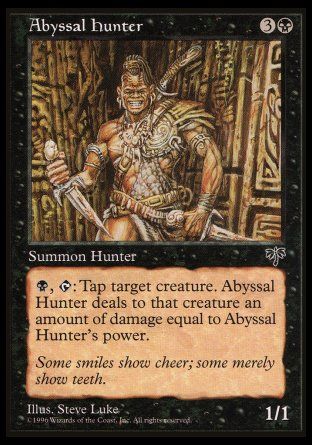 Abyssal Hunter (Mirage) Trading Card