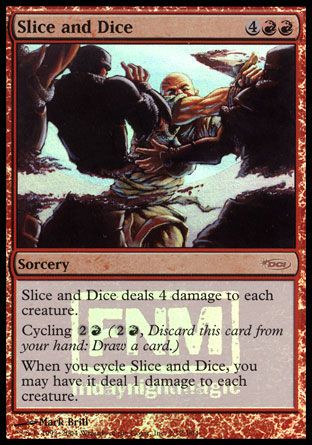 Slice and Dice (FNM Promos) Trading Card