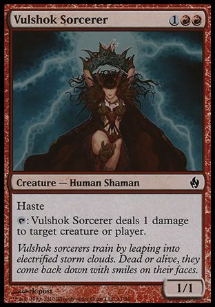 Vulshok Sorcerer (Premium Deck Series: Fire and Lightning) Trading Card