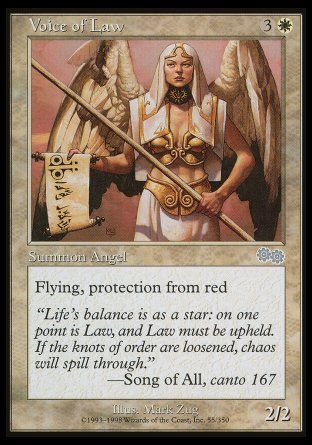 Voice of Law (Urza's Saga) Trading Card