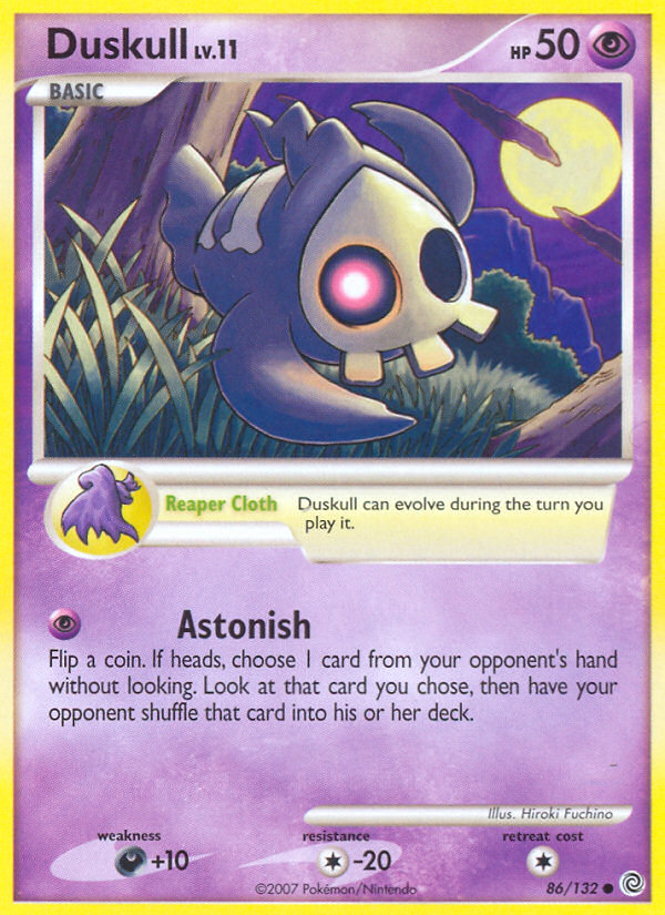 Duskull (86/132) - Secret Wonders Pokémon Card