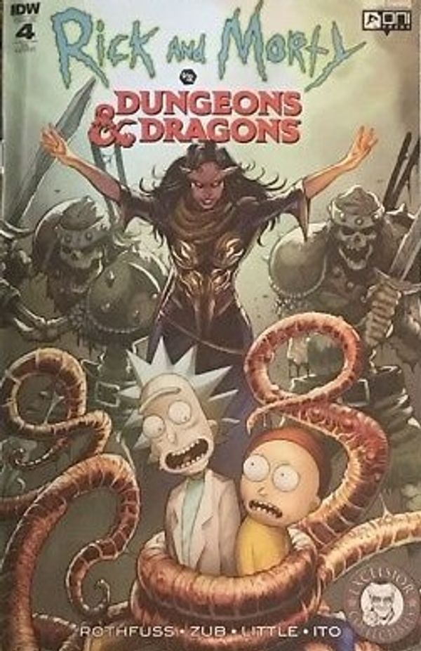 Rick and Morty Vs. Dungeons and Dragons #4 (Excelsior Collectibles ""Foil"" Edition)