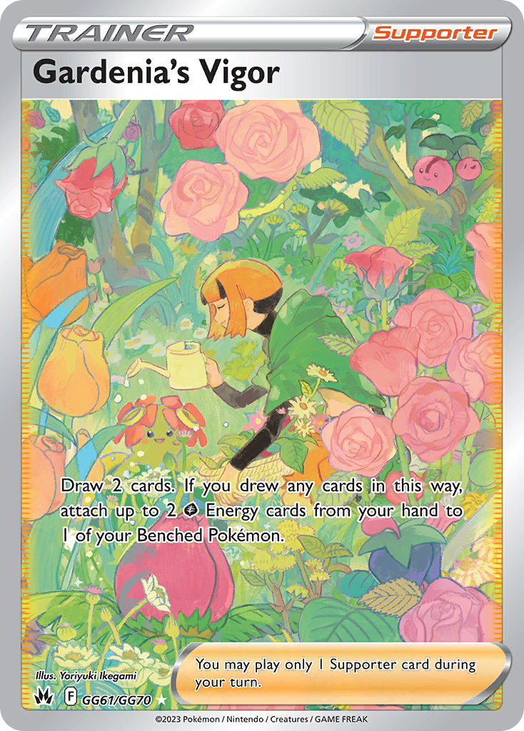 Gardenia's Vigor (Trainer: Supporter) (GG61) - Crown Zenith Galarian Gallery Pokémon Card