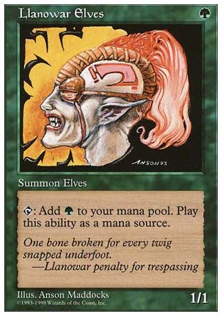 Llanowar Elves (Anthologies) Trading Card