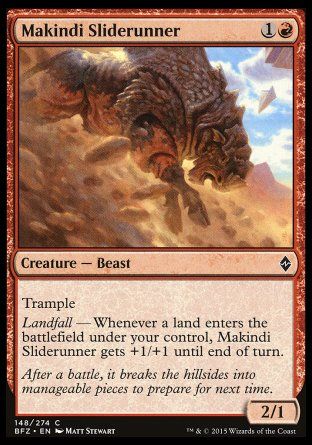 Makindi Sliderunner (Battle for Zendikar) Trading Card